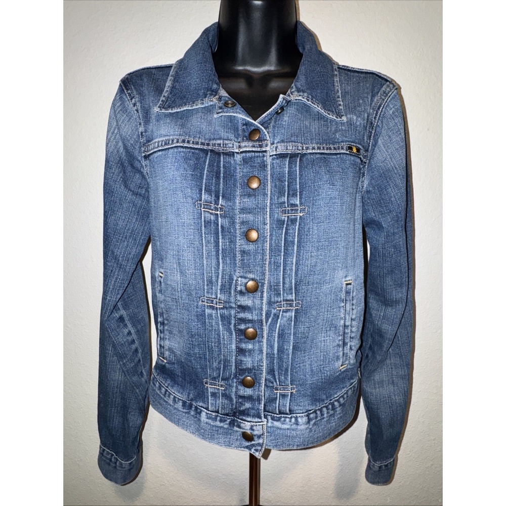 Lucky Brand Denim Trucker Jean Jacket Womens Size Small Cute Chore Coat Western